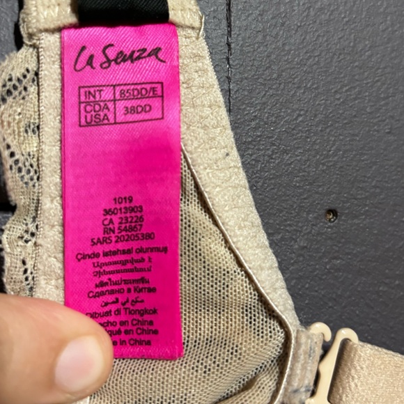 GUC 38DD Nude Lace Adjustable and versatile Bralette with Underwire La Senza - Picture 3 of 11